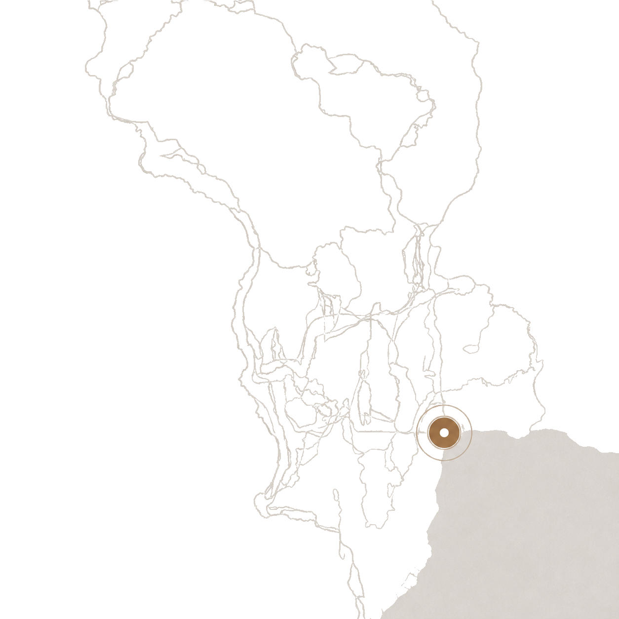 Map of Nabq area with Capella Nuova location